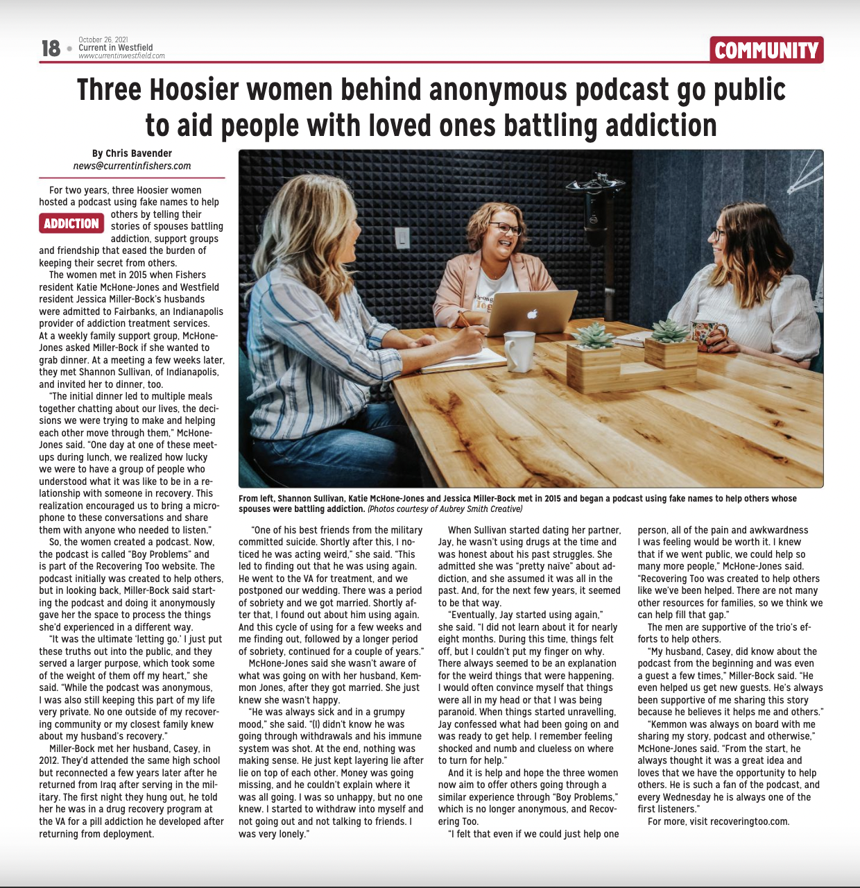A Helping Hand, feature article